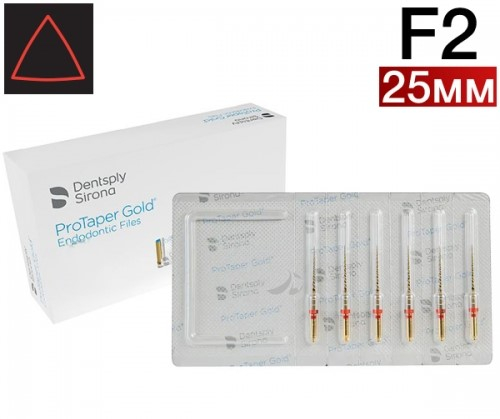 ProTaper Gold F2 25�� (����������) �������� (6��) MAILLEFER