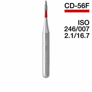 Боры алмазные MANI CD-56F, Красный (5 шт./уп.)
