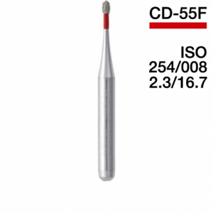 Боры алмазные MANI CD-55F, Красный (5 шт./уп.)