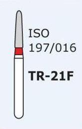 Боры алмазные MANI TR-21F, Красный (5 шт./уп.)