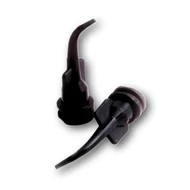 Насадки аппликаторы с кисточкой Black Mini Brush Tips черные (20шт.), Ultradent