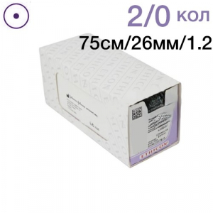 ������ �������� ������ Vicryl W9121 2/0 (75��, ���� ������� 26��,1/2) ��/12��.