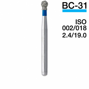 Боры алмазные MANI BC-31, Голубой (5 шт./уп.)