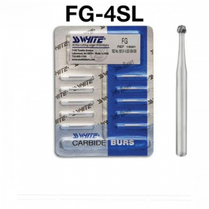 Боры FG-4SL твердосплавные шаровидные для турбинного наконечника (1шт.) SSWhite